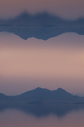 Nature, Mountains, Twilight, Reflection, Dusk, Hills HD phone wallpaper