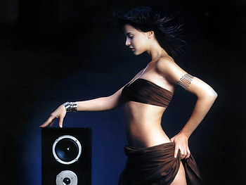 music girl, music, girl, 3d HD wallpaper
