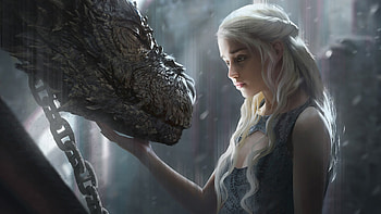 Daenerys, Game of Thrones, Dragon, PC HD wallpaper