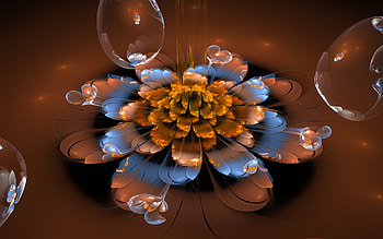 Artistic Flower, colors, design, art, flower HD wallpaper