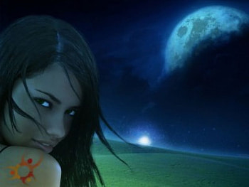 tatto, sexy, moon HD wallpaper