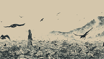 Vagabond: Lone Ronin — Manga, Manga, Vagabond (Manga), Gruvbox HD wallpaper