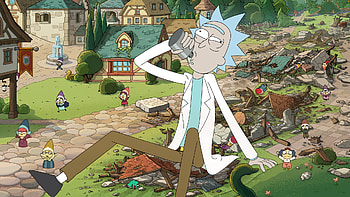Rick & Morty S9 — Rick's Backyard Collapse, TV Show, Rick And Morty, Rick And Morty Season 9 HD wallpaper