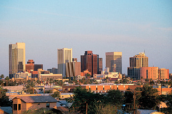 Phoenix Skyline, Best restaurants, Arizona city, Local cuisine HD wallpaper