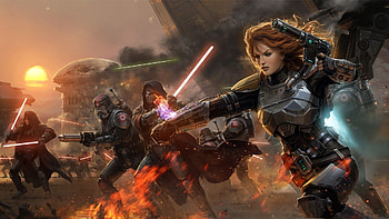 Shadows of the Force, The Old Republic ideas, Star Wars art, Force-sensitive characters HD wallpaper