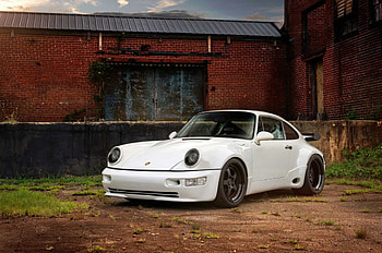 1984 Porsche 911 w/LS6 V-8, White, Gm Engine, 1984, Black Wheels HD wallpaper