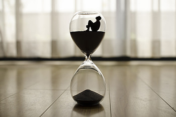 Miscellanea, Miscellaneous, Human, Person, Loneliness, It's Time, Time, Hourglass HD wallpaper