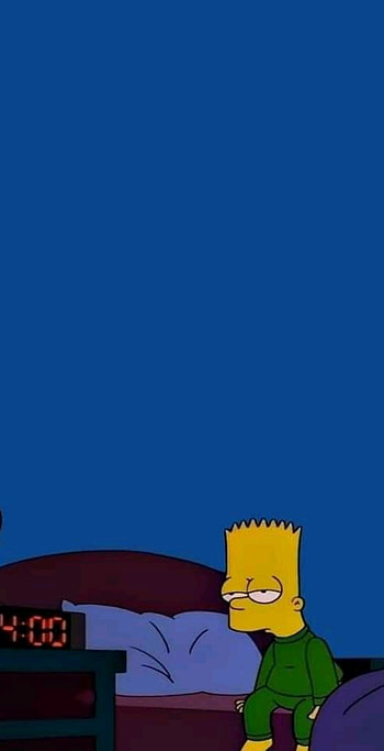 Bart Simpson, cielo, nube HD phone wallpaper
