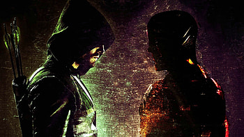 The Flash vs Green Arrow HD wallpaper