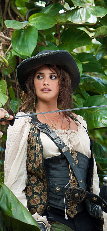 Penelope Cruz, Pirates of the Caribbean, Stranger Tides, Movie HD phone wallpaper