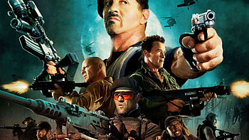 The Expendables 2, Skull , Intense action, Edgy design HD wallpaper