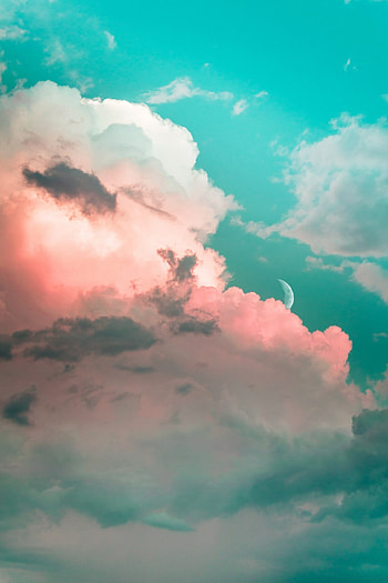 Pastel cloud , Soft and gentle, Delicate colors, Serene backdrop HD phone wallpaper