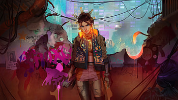 Cyber Girl Painter, artist, artwork, cyber HD wallpaper