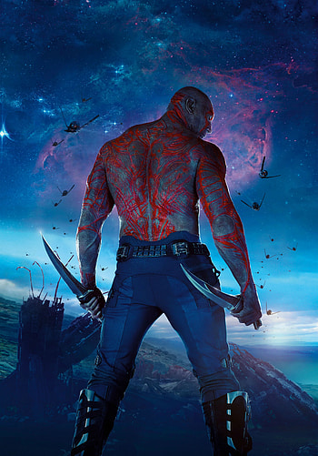 Drax the Destroyer, Disney Wiki, Guardians of the Galaxy HD phone wallpaper