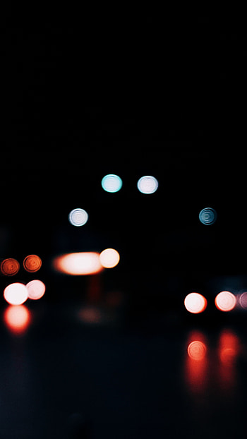 Lights, Dark, Glare, Bokeh, Boquet, Blurred, Fuzzy HD phone wallpaper