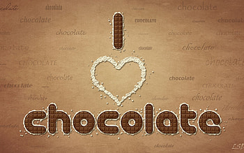 Chocolate, Words, Inscription, Sweets, Addiction, Predilection HD wallpaper