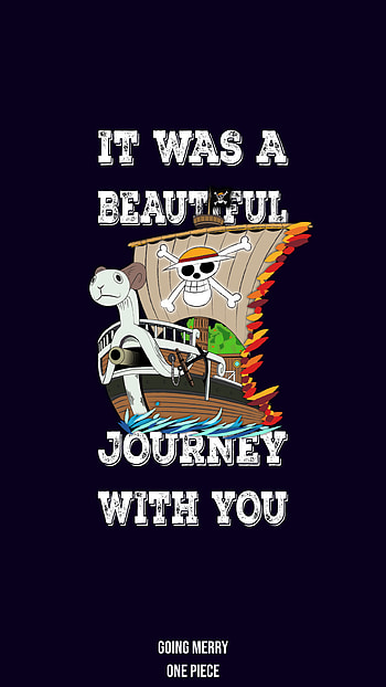 Beautiful Journey, flame, boat, Anime, One Piece HD phone wallpaper