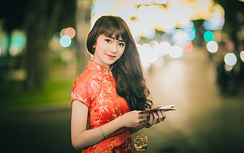 Asian Girl, Asian, girl, smile, beauty HD wallpaper