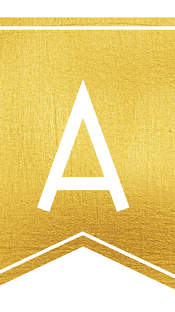 A Letter, Golden, letter a HD phone wallpaper