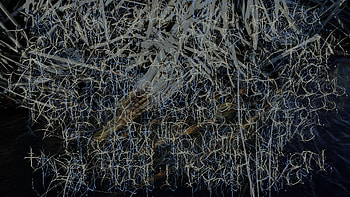 Gnawing On A Black And Blue Pebble, obscure, dark, poetry, water HD wallpaper