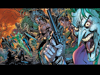 Batman's Enemies, the riddler, harley quinn, the joker, ra s al ghul, poison ivy, the scarecrow, killer croc, clayface HD wallpaper