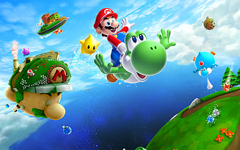 Super Mario Galaxy 2 — Mario & Yoshi's Cosmic Ride, Super Mario Galaxy 2 HD wallpaper