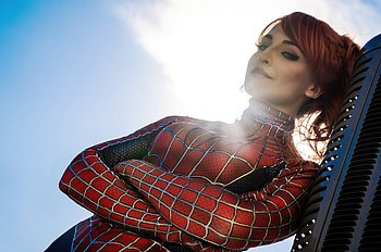 The Spidergirl Cosplay , spidergirl, superheroes, cosplay HD wallpaper