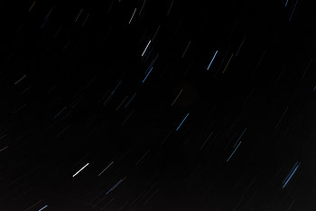Sky, Universe, Stars, Night, Movement, Traffic, Long Exposure HD wallpaper