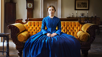 Blue-Gown Muse — Celebrity Quad, blue dress, Celebrity, Florence Pugh HD wallpaper