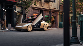 Tesla Cybercab: A Robotic Vehicle Experience, vehicle, Tesla, robotaxi, Cybercab HD wallpaper