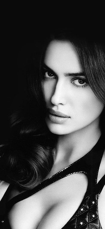 Monochrome, Irina Shayk HD phone wallpaper