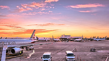 Stunning airport , , Travel destinations, Stock graphy HD wallpaper