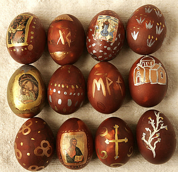 For my friend Widdybear77, christian, easter, painted, eggs HD wallpaper
