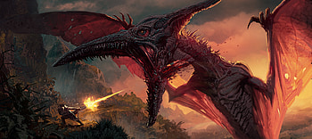 Hunting Dinosaur, shoot, fantasy, Petrodactyl, anima HD wallpaper