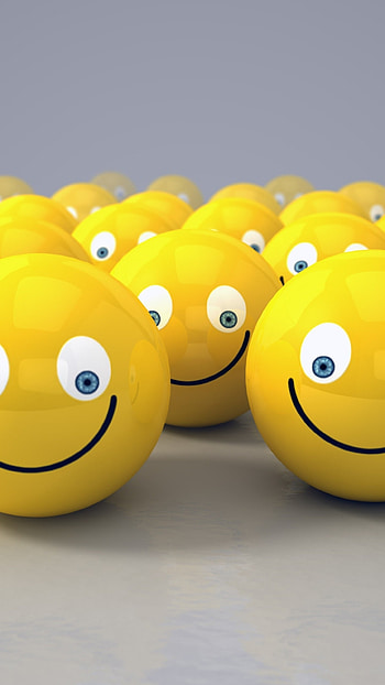 Smiley Ball, Smileys HD phone wallpaper