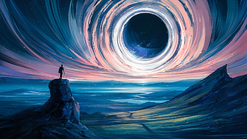 Portal, artwork, CG, fantasy HD wallpaper