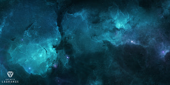 Nebula, blue, fantasy, space, cosmos, luminos, tim barton HD wallpaper