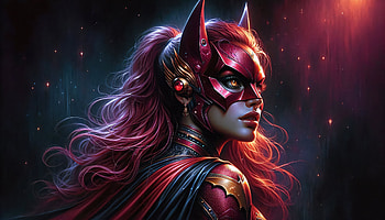 Bat Woman And New Outfit, batwoman, superheroes, artist, artwork, digital-art, ai, deviantart HD wallpaper