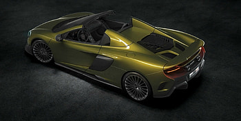 2017-McLaren-675-LT-Spider, 2017, Sports Car, Lime, Spider HD wallpaper