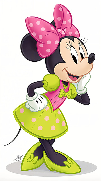 Minnie Mouse : Cute and Colorful Charm for Your , Disney, dress HD phone wallpaper
