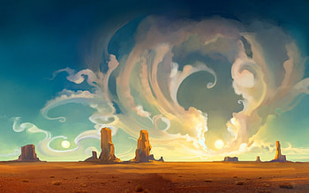 Desert art, Nature's creativity, Abstract forms, Expressive beauty HD wallpaper