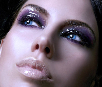 Blue eyes, sexy, eyes, girl, model HD wallpaper