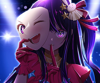 Hoshino Ai, Ai Hoshino, Anime, Oshi no Ko HD wallpaper