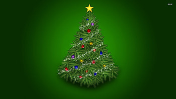Christmas Tree, Green, Background, Christmas, Tree HD wallpaper