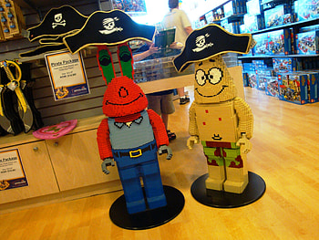 Lego SpongeBob Squarepants Lego SpongeBob Model and background HD wallpaper