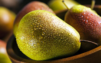 Pear fruit, background, Aesthetic appeal, Delicious and tempting HD wallpaper