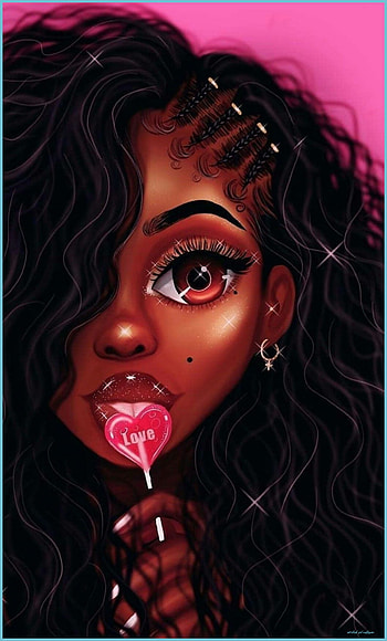 Cute Black Girl - Top Cute Black Girl Background - Cute Black Girl, Black Girl Baddie HD phone wallpaper