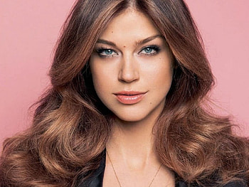 Adrianne Palicki, Adrianne, model, face, Palicki, actress, close up HD wallpaper