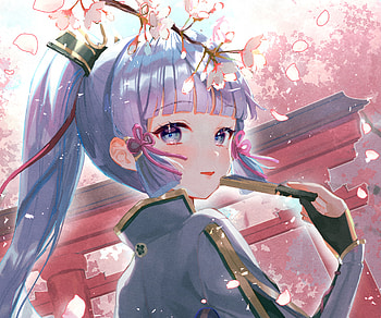 Kamisato Ayaka, Kamisato Ayaka (Genshin Impact), video game, Genshin Impact HD wallpaper