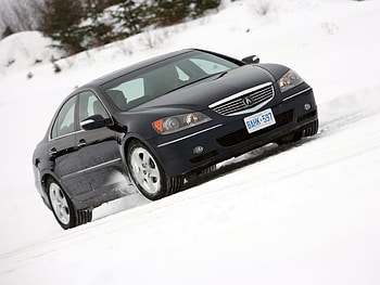 Auto, Trees, Acura, Snow, Cars, Side View, Style, Akura, Rl HD wallpaper